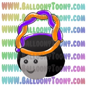 Twisty Hat Balloon Animal Images - Balloon Menu Clipart