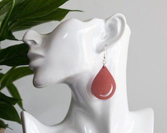 Drops Of Blood! silicone Halloween earrings : Vegan and Hypo-Allergenic