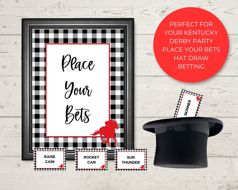 Instant Download Printable 2023 Kentucky Derby Betting Game Etsy