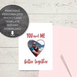 Instant Download, Printable Valentine's Day Card Template, Personalize ...
