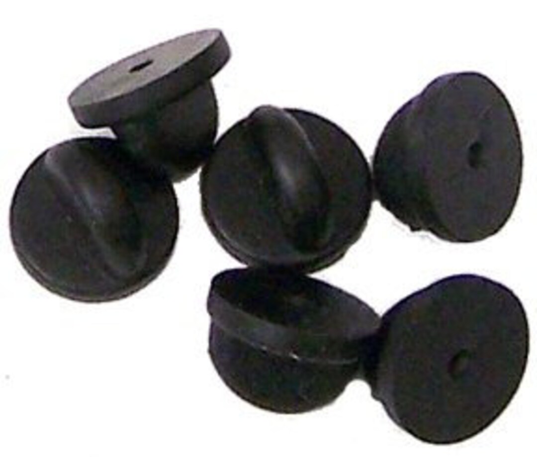 Rubber Pin Backs Etsy