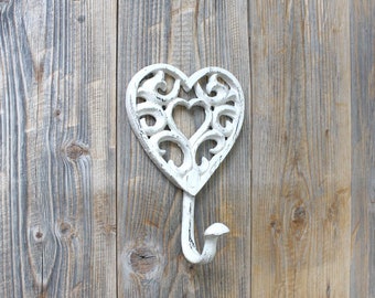 Large Heart Hook, Decorative Coat Hook