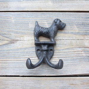 Dog Double Hook, Cast Iron Coat or Leash Hook -  Canada