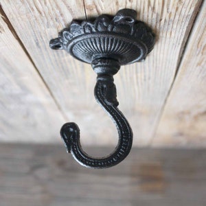 Ornate Ceiling Hook, Decorative Pendant Light Hook
