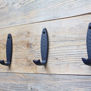 Cast Iron Fish Hook, Small Fish Tail Towel Hook