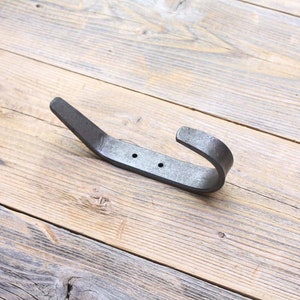 Forged Iron Double Hook - Coat Rack or Hall Tree Hook