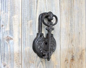 Skeleton Key Door Knocker, Cast Iron Door Knocker