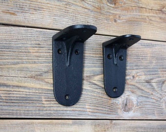 Small Black Cast Iron Simple Shelving Bracket Shelf Supports