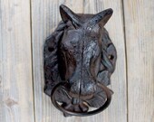Horse Door Knocker, Equestrian Decor for Front Door