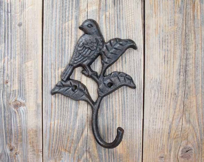 Decorative Bird Hook, Cast Iron Bird Hook Etsy