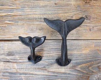 Whale Tail Coat, Robe or Towel Hooks