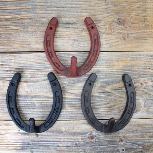 Horseshoe Coat Hook, Equestrian Decor