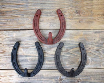 Horseshoe Coat Hook, Equestrian Decor