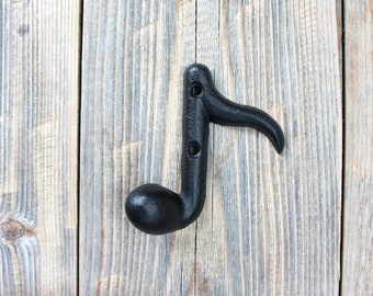 Musical Note Hook, Eighth Note, Music Room Decor