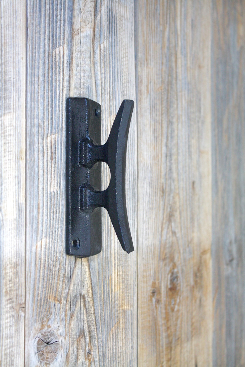 Boat Cleat Hook Nautical Cast Iron Hook Etsy Canada
