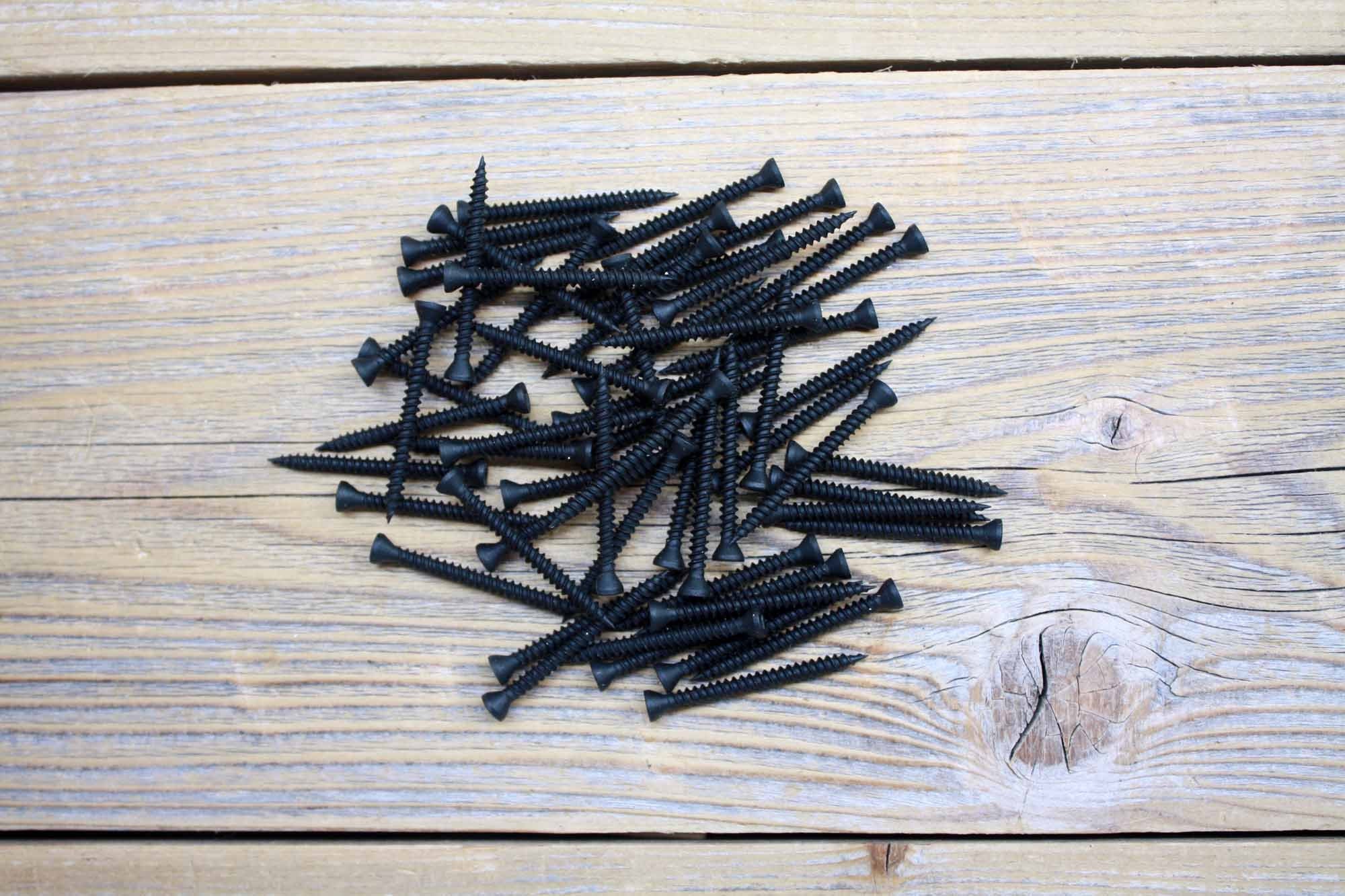 Black Screw Eyelets, 100pcs Small Screw, 16mmx8mm Screw Studs