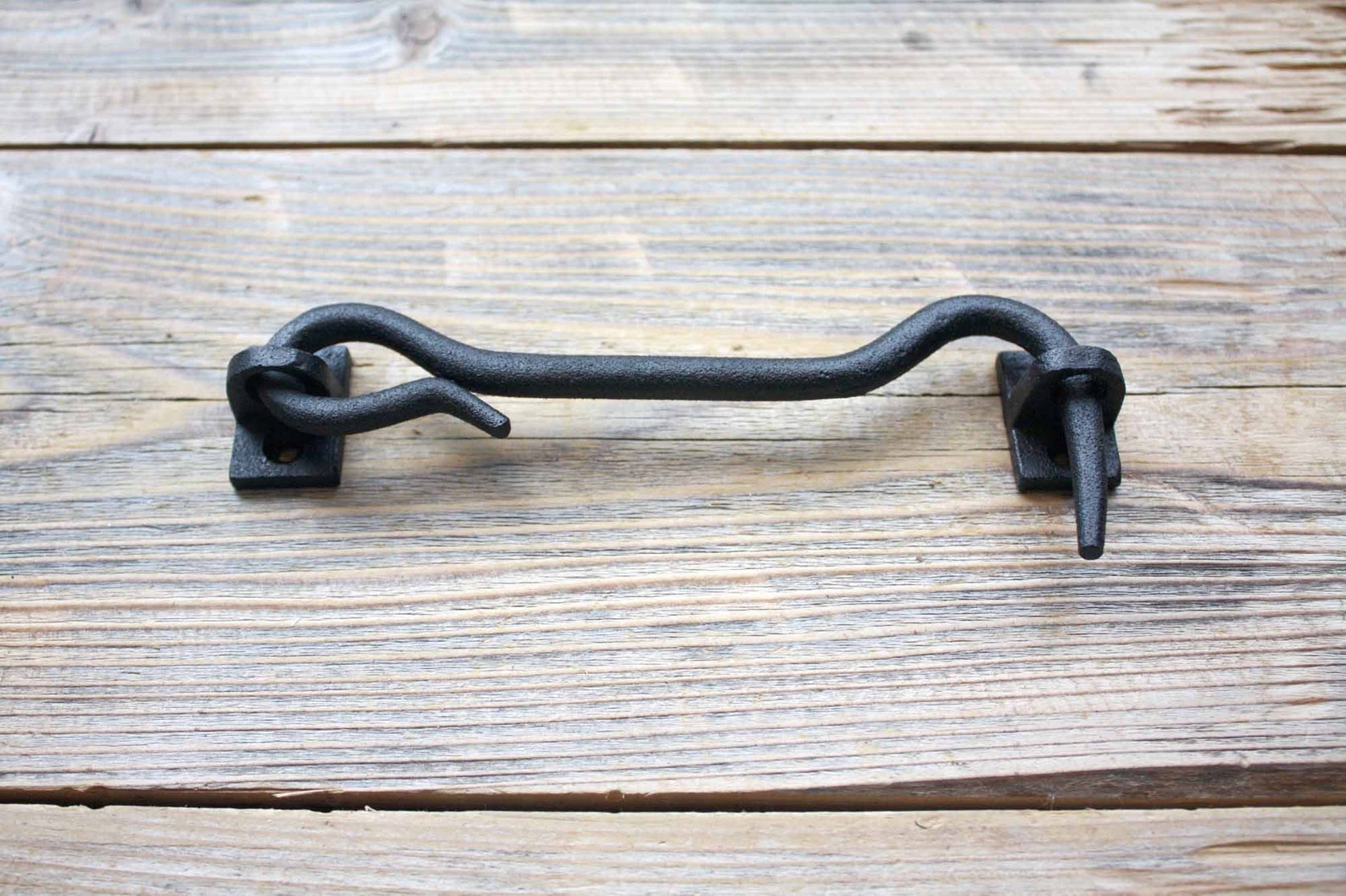 Hook and Eye Gate Latch Cast Iron Eyelet Door Latch Etsy