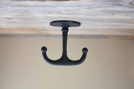 Cast Iron Ceiling Double Hook Pendant Light Hook Planter Ceiling Hook