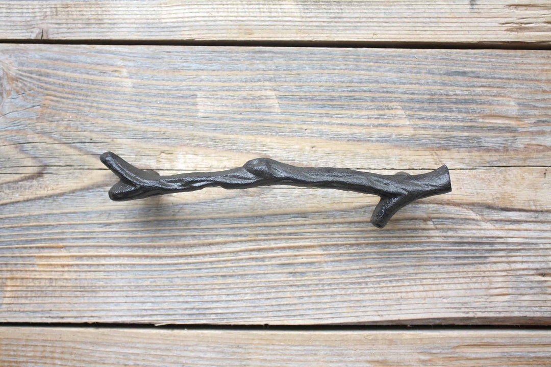 Twig or Branch Handles Cast Iron Drawer Pulls Etsy 日本