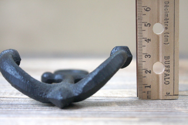 Classic Anchor Hook Nautical Towel Hooks Cast Iron Bathroom Etsy