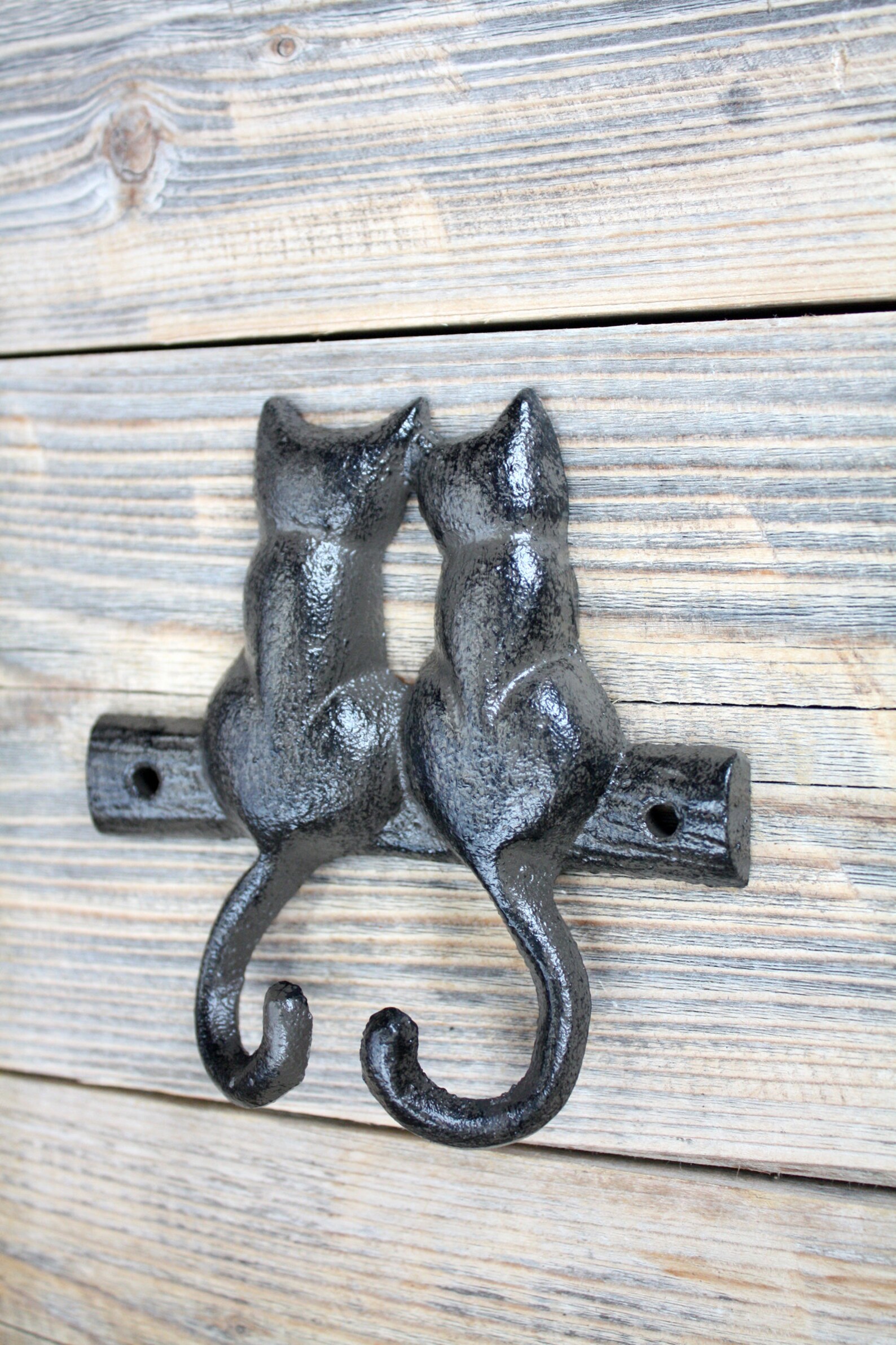Cat Hook Cast Iron Cat Tail Coat Hook Gift for Cat Lover Etsy Canada