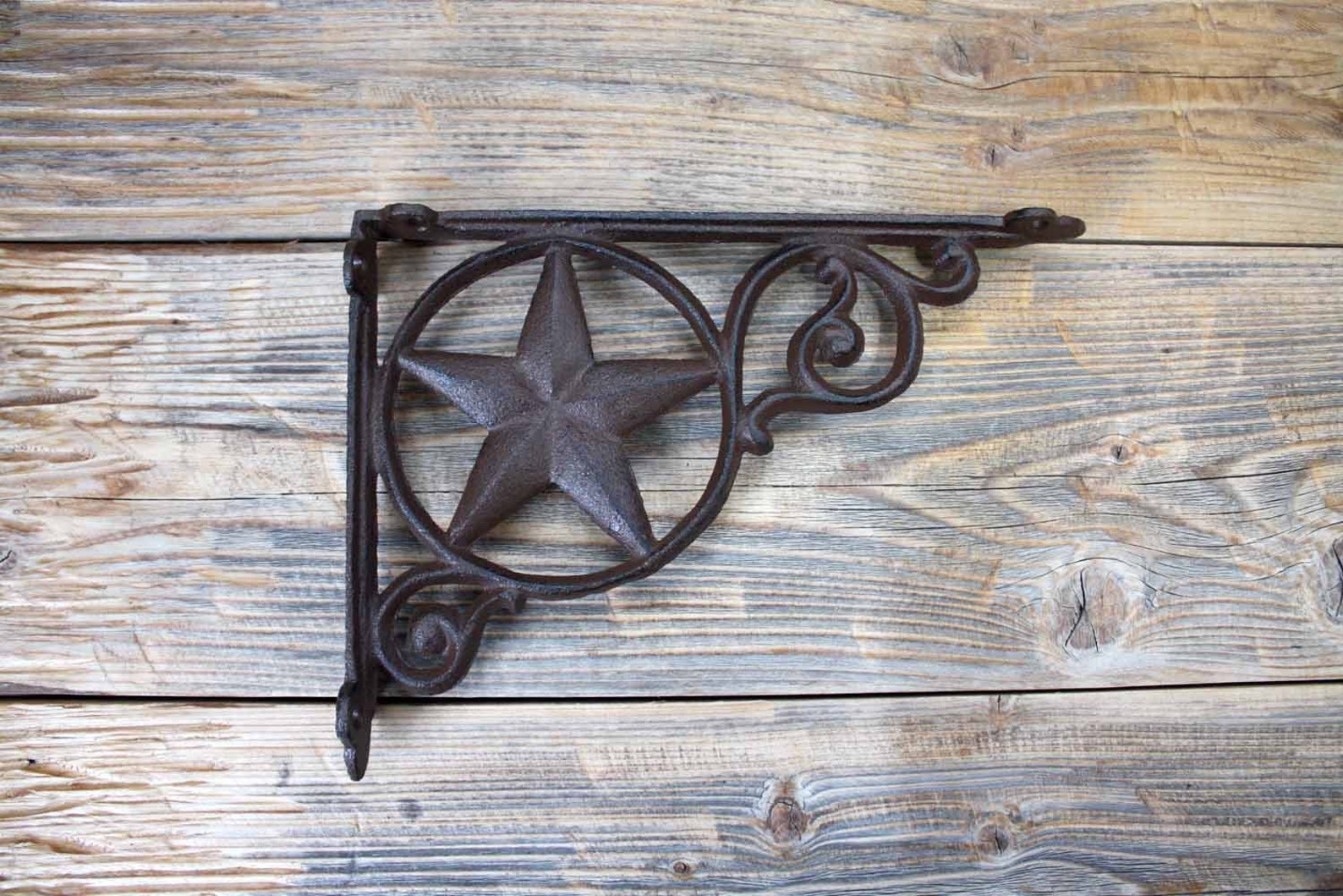 Cast Iron Decorative Star Shelving Bracket Shelf Supports Etsy