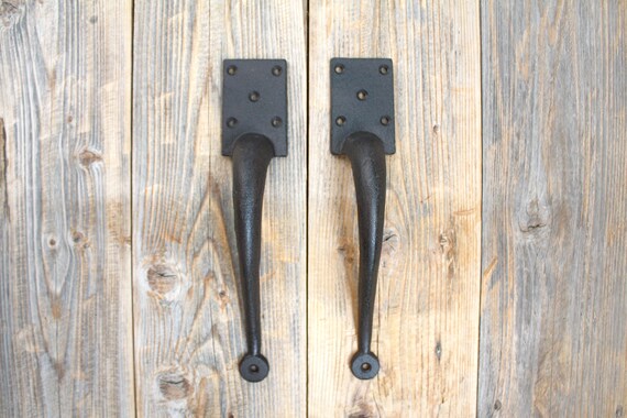 Classic Cast Iron Barn Door Handle Sliding Door Handles Etsy