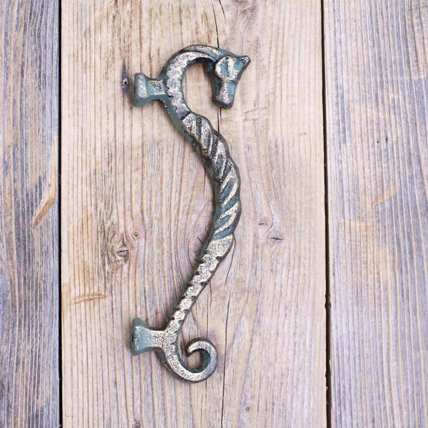 Decorative Seahorse Handle - Nautical Cast Iron Pull