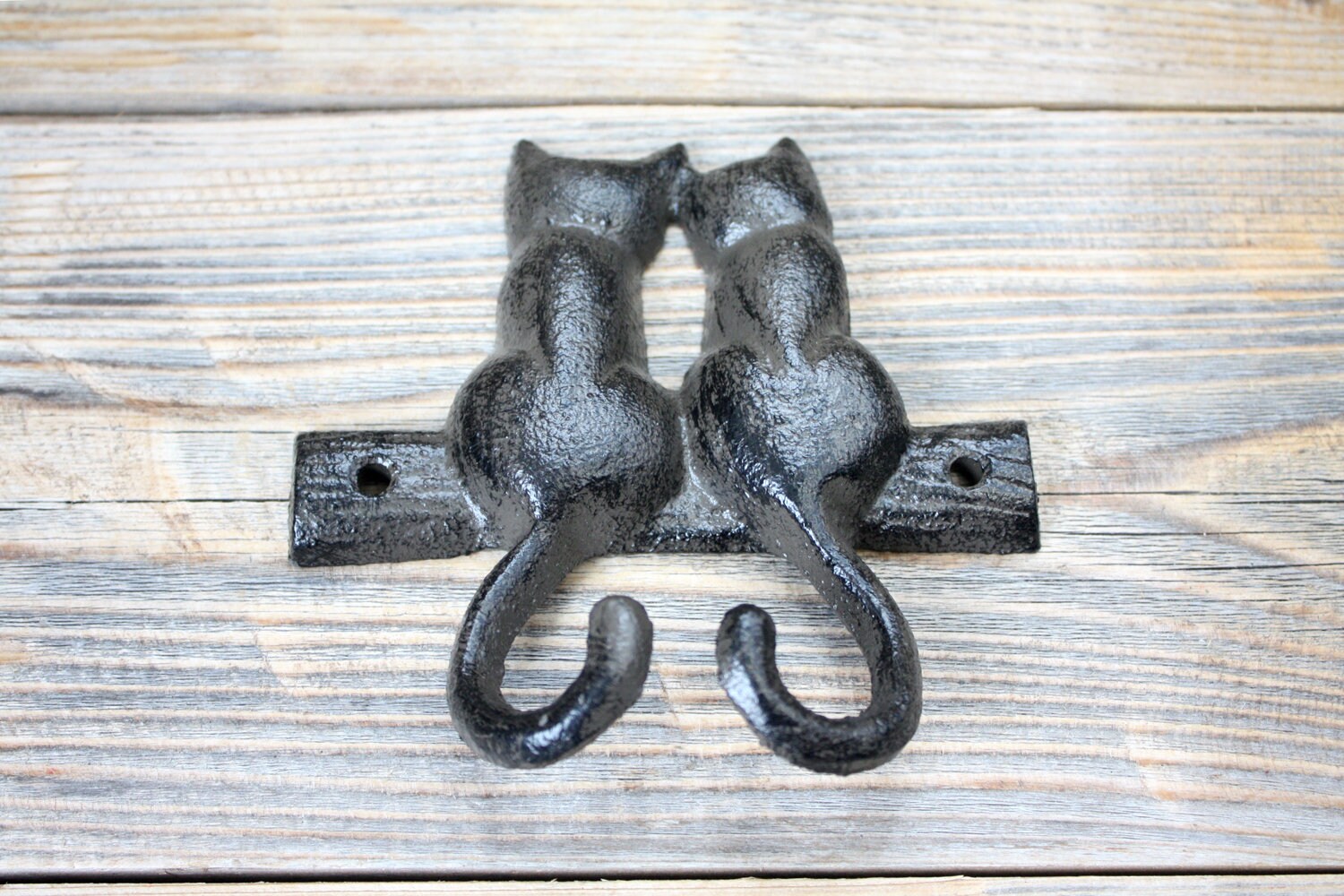 Cat Hook Cast Iron Cat Tail Coat Hook Gift for Cat Lover Etsy Canada