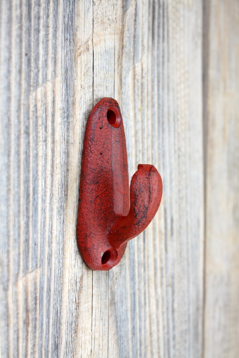 Key Hooks Small Single Cast Iron Towel Hook Etsy