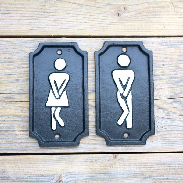 Funny Bathroom Door Signs - Etsy