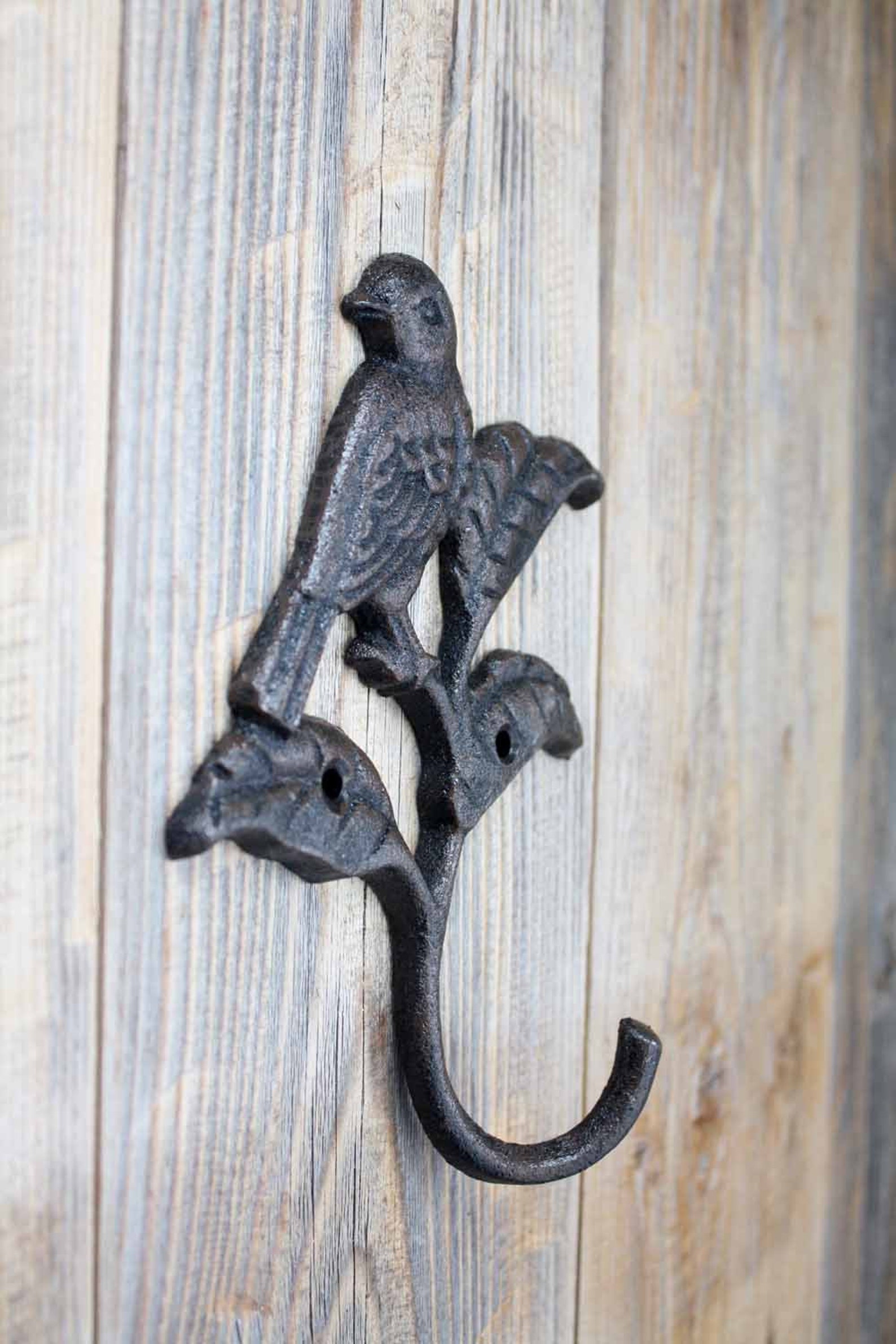 Decorative Bird Hook Cast Iron Bird Hook Etsy