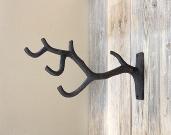 Branch Hook for Hanging Basket, Cast Iron Planter Hooks