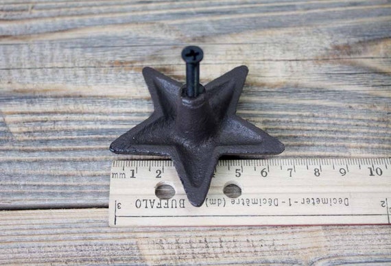 Large Star Drawer Knob Cabinet Knob Star Drawer Pull Etsy