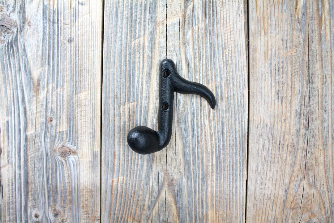 Musical Note Hook, Eighth Note, Music Room Decor - Etsy Australia