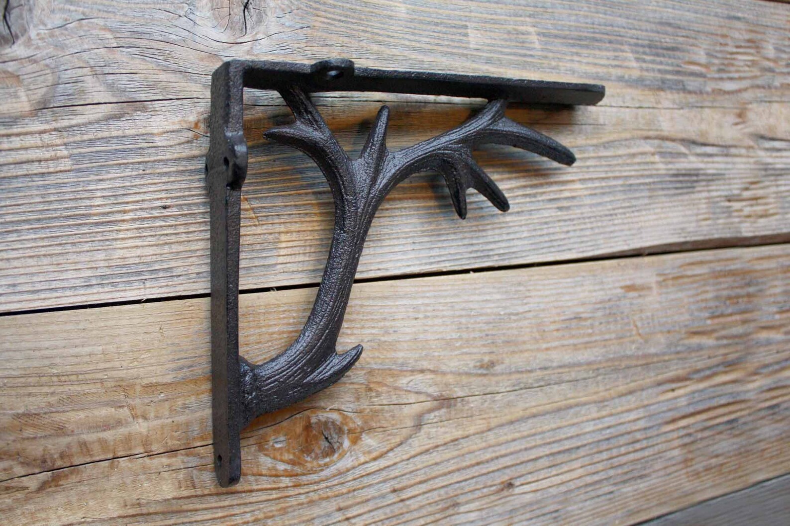 Cast Iron Antler Shelf Bracket Shelf Supports Hunter Home Etsy