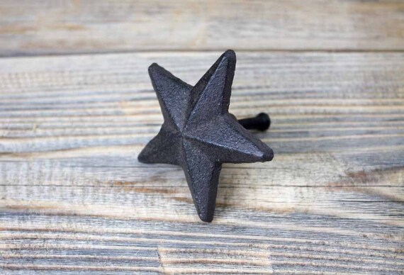 Large Star Drawer Knob Cabinet Knob Star Drawer Pull Etsy