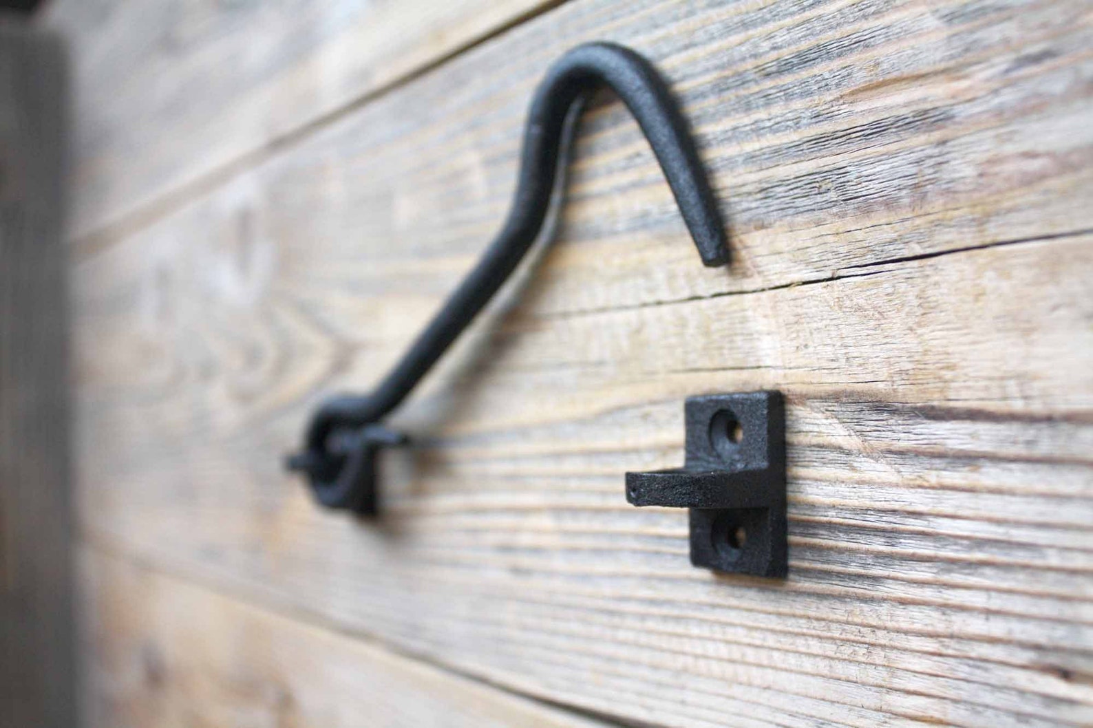Hook and Eye Gate Latch Cast Iron Eyelet Door Latch Etsy