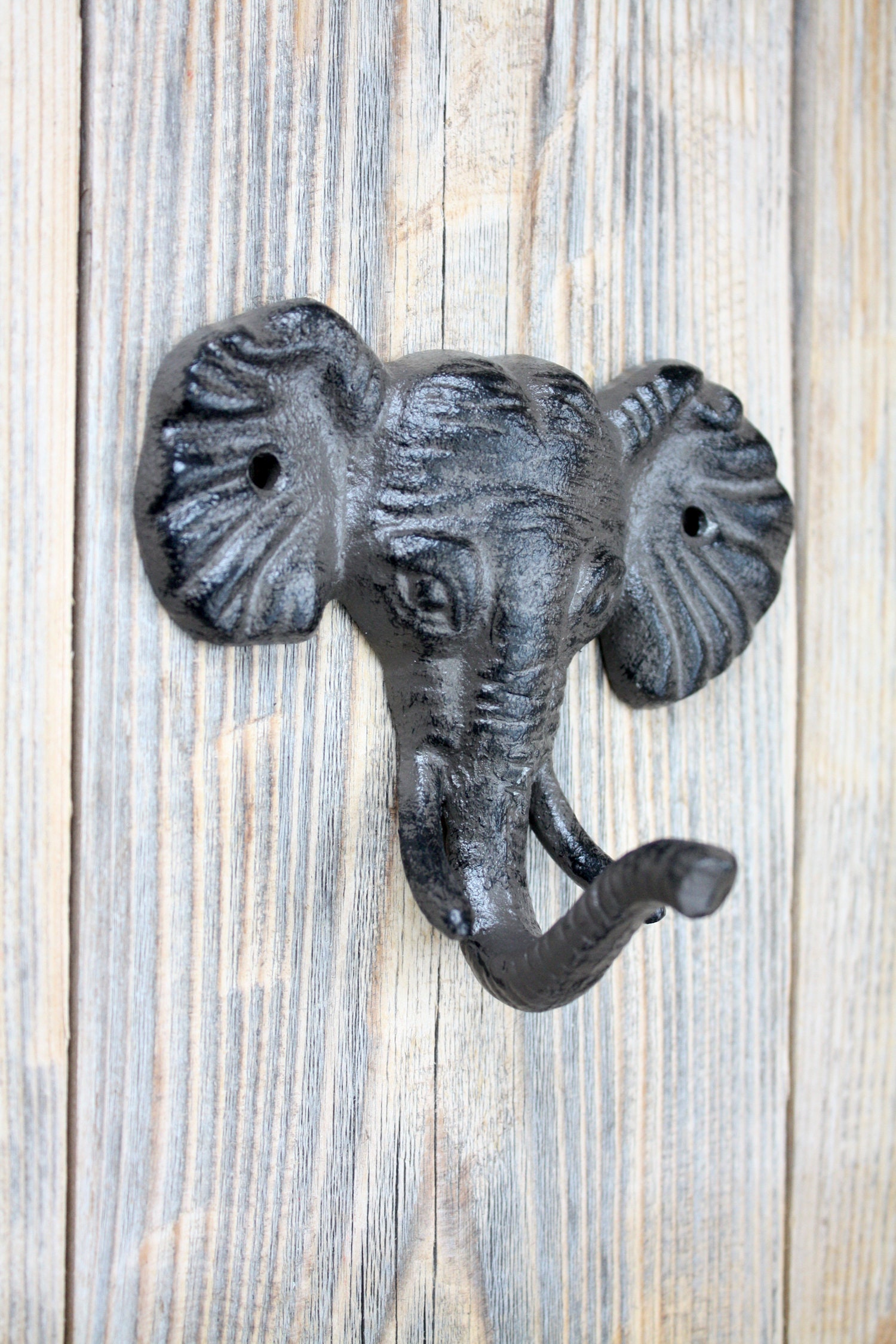 Elephant Hook Cast Iron African Safari Decor Etsy UK