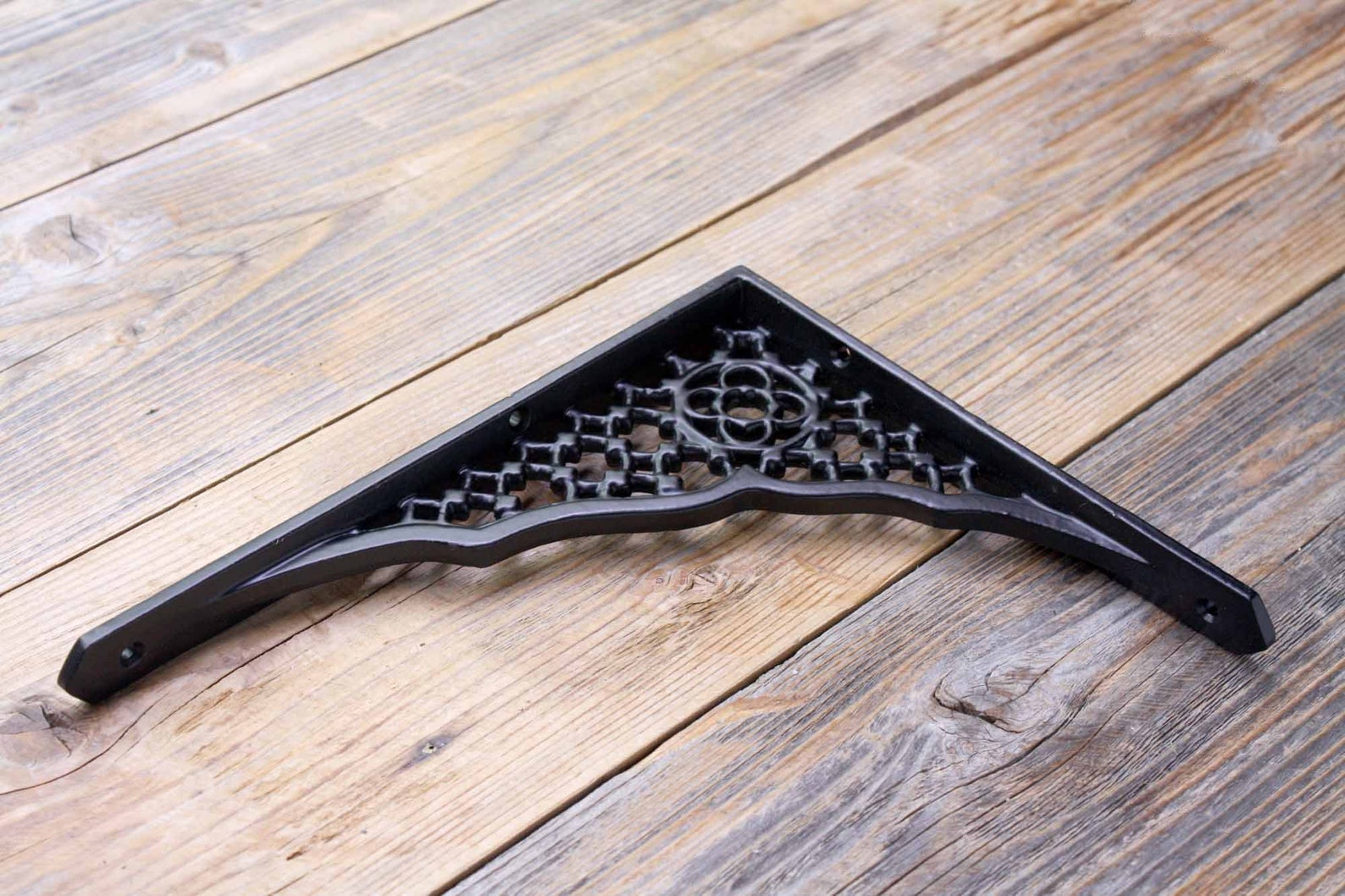 Decorative Cast Iron Bracket Wall Shelf Supports Etsy