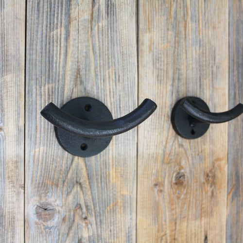 Minimalist Coat Hook or Towel Hook Cast Iron Wall Hook Etsy Canada
