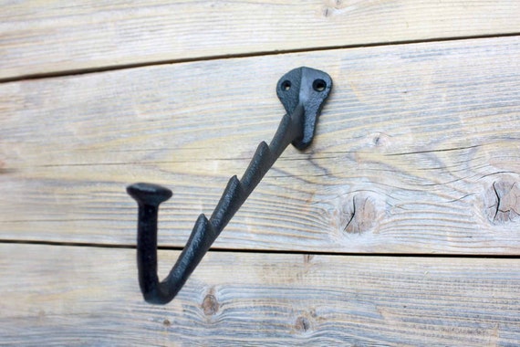 Wall Mounted Clothes Hanger Hook Cast Iron Hook for Closet