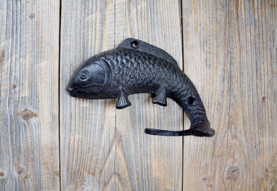 Buy Cast Iron Fish Coat Hook, Fish Tail Hook for Mudroom Online in