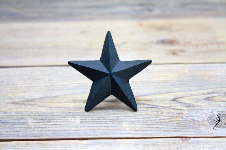 Large Black Star Drawer Knob Knob Star Drawer Pull Etsy