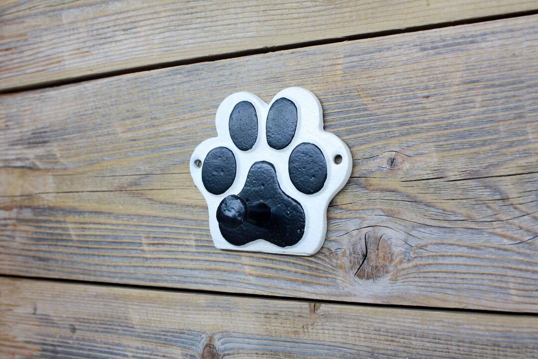 Animal Paw Hook, Dog or Cat Paw Print Hook Etsy