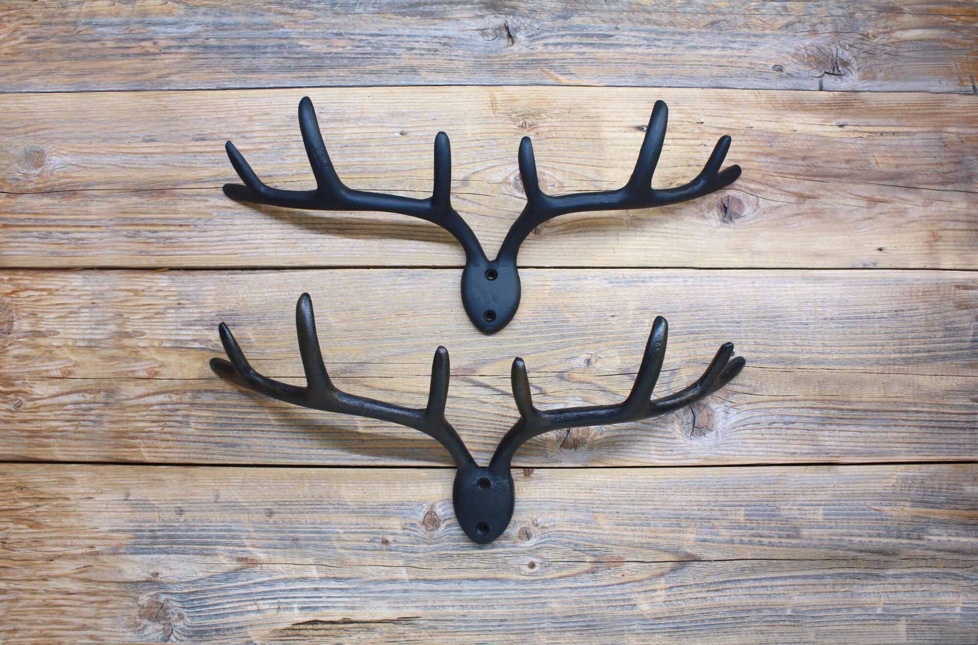 Antler Key Rack Deer Antlers Key Holder for Wall Decorative Cast Iron Key Rack Etsy