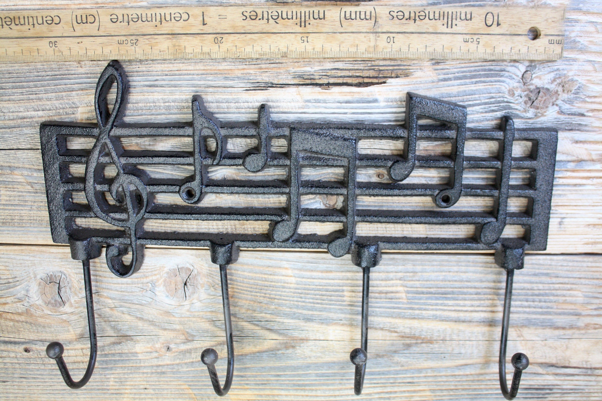 Musical Note Coat Rack Music Room Hooks Musical Note Coat Rack - Etsy