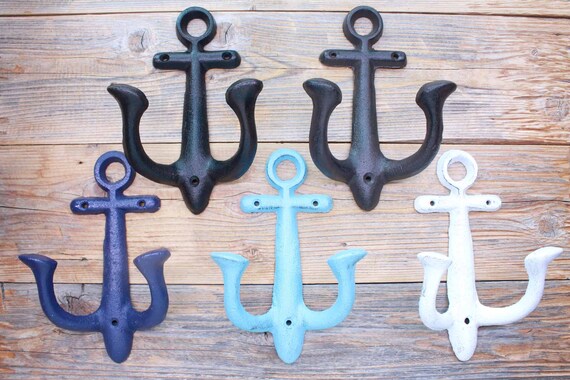 Large Anchor Coat Hook, Large Nautical Coat Hook, Towel Hook, Cast