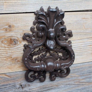Großer verzierter Gusseisen Türknopf Türdeko vorn | Etsy