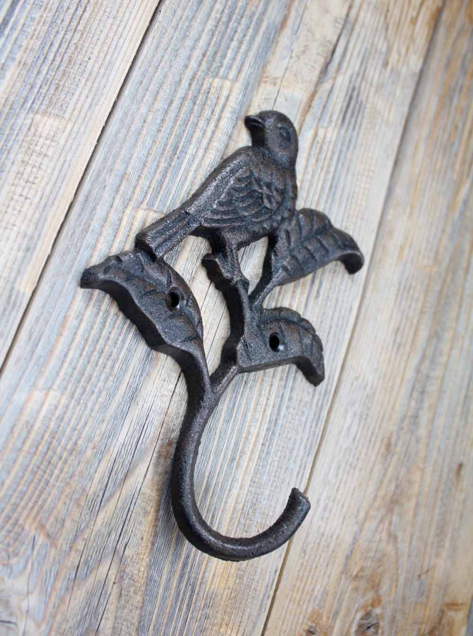 Decorative Bird Hook Cast Iron Bird Hook Etsy